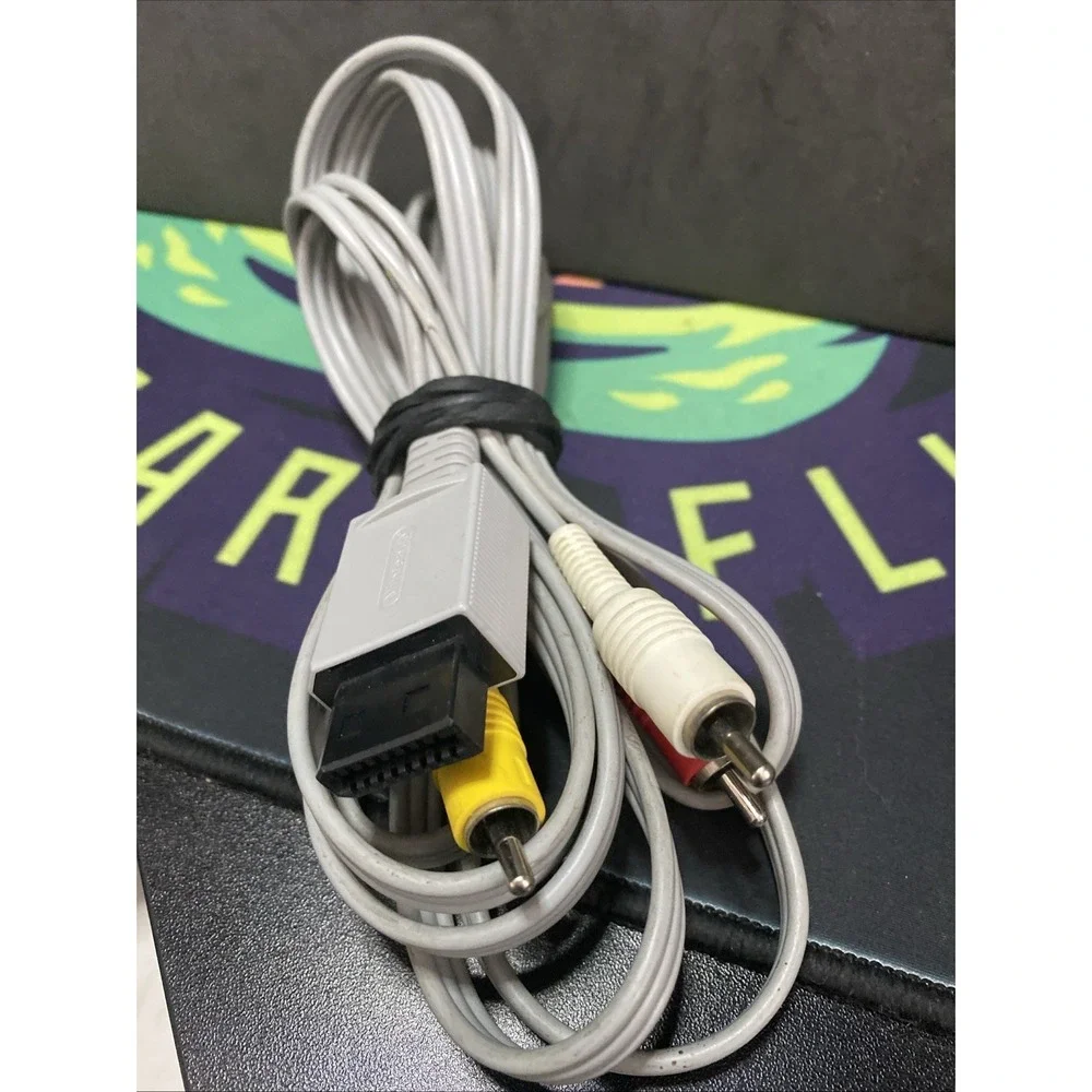 Official Genuine Nintendo Wii / Wii U AV Composite Cable (RVL-009) A1